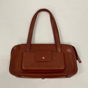 Monsac Red Leather Purse